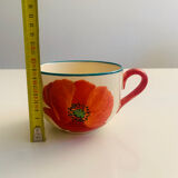 Lunéville porcelain coffee/tea service - "Poppy" collection