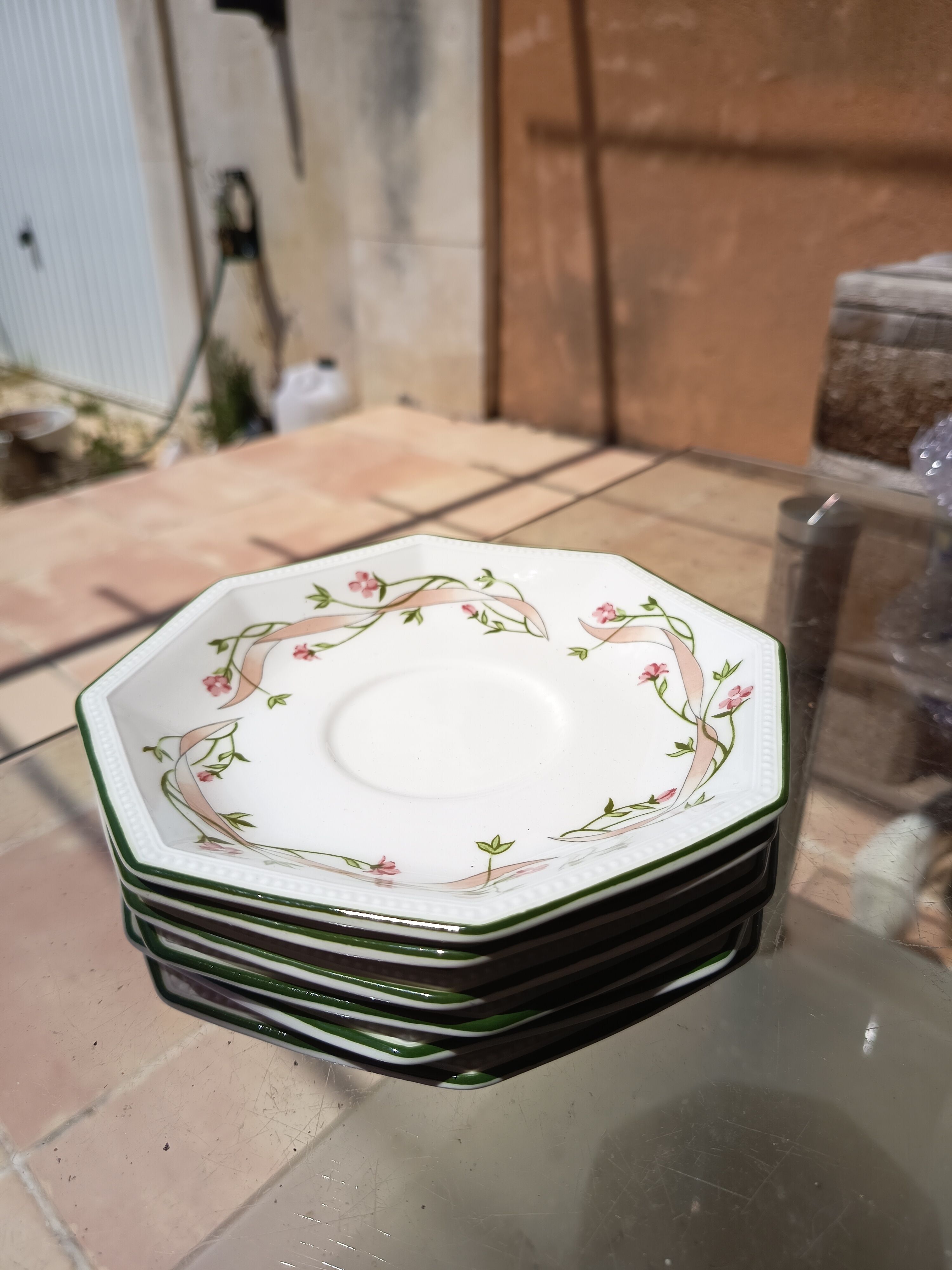 6 tea saucers by Johnson Brothers