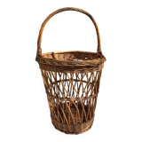Large woven wicker basket