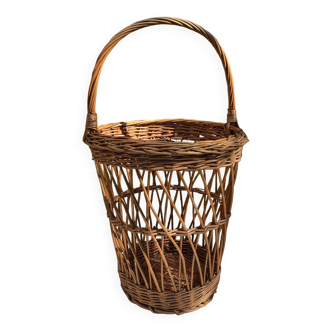 Large woven wicker basket