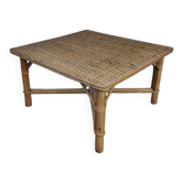 Rattan coffee table