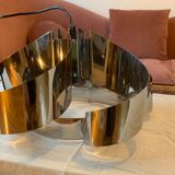 Space Age chrome metal chandelier