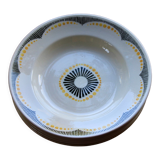 6 assiettes creuses en faïence Badonviller collection Nikito