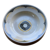 6 assiettes creuses en faïence Badonviller collection Nikito
