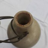 Old bottle of varnished engres