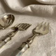 Box set for petits fours silverware Maison Ercuis