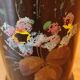 Black opaline vase