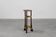 Art Nouveau Pedestal in wood and brass, Belgium, ca. 1910