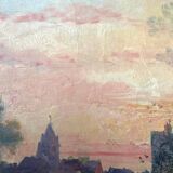 Pendant of HST Paintings "Animated farmyard" Paul DEVILLERS (XIX-XX)