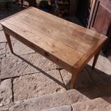 Old Burgundy farm table
