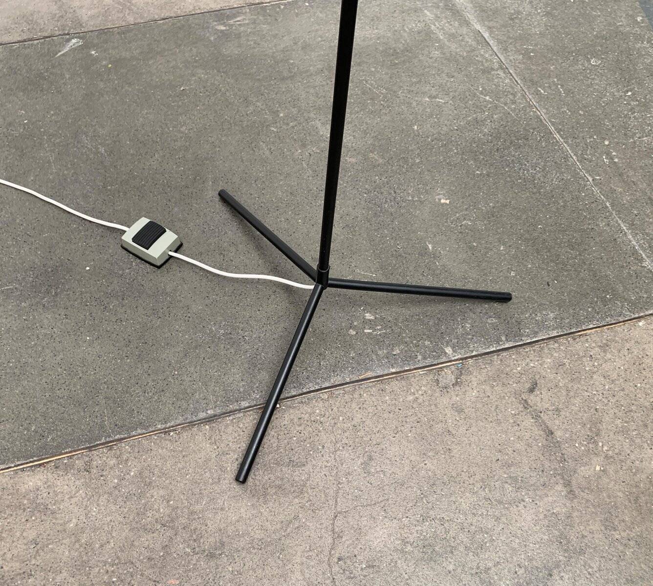 Mid-century minimalist tripod floor lamp