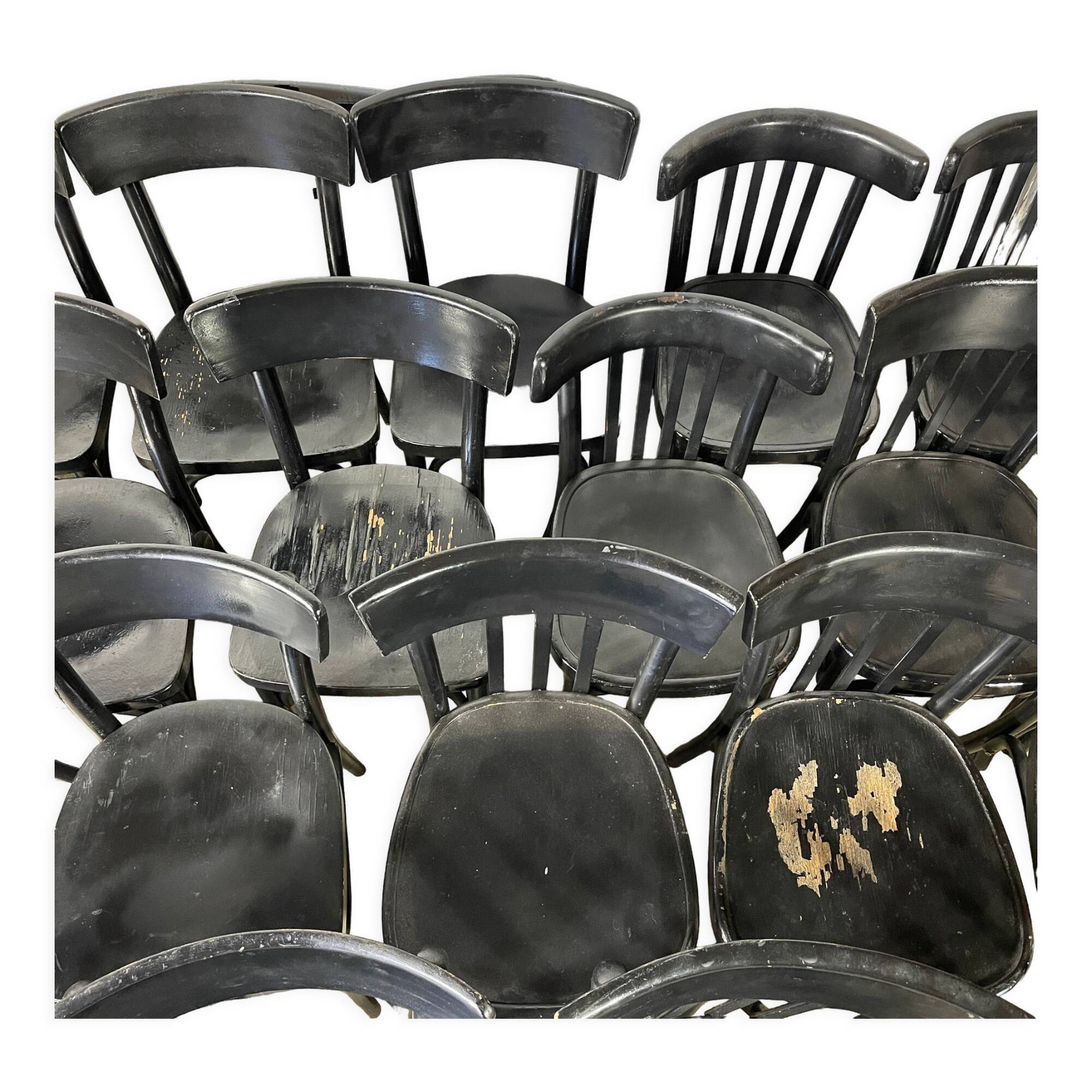 Set of 22 bistro chairs