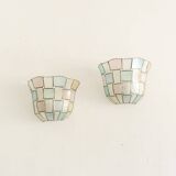Pair of Art Deco Coquille Wall Sconces