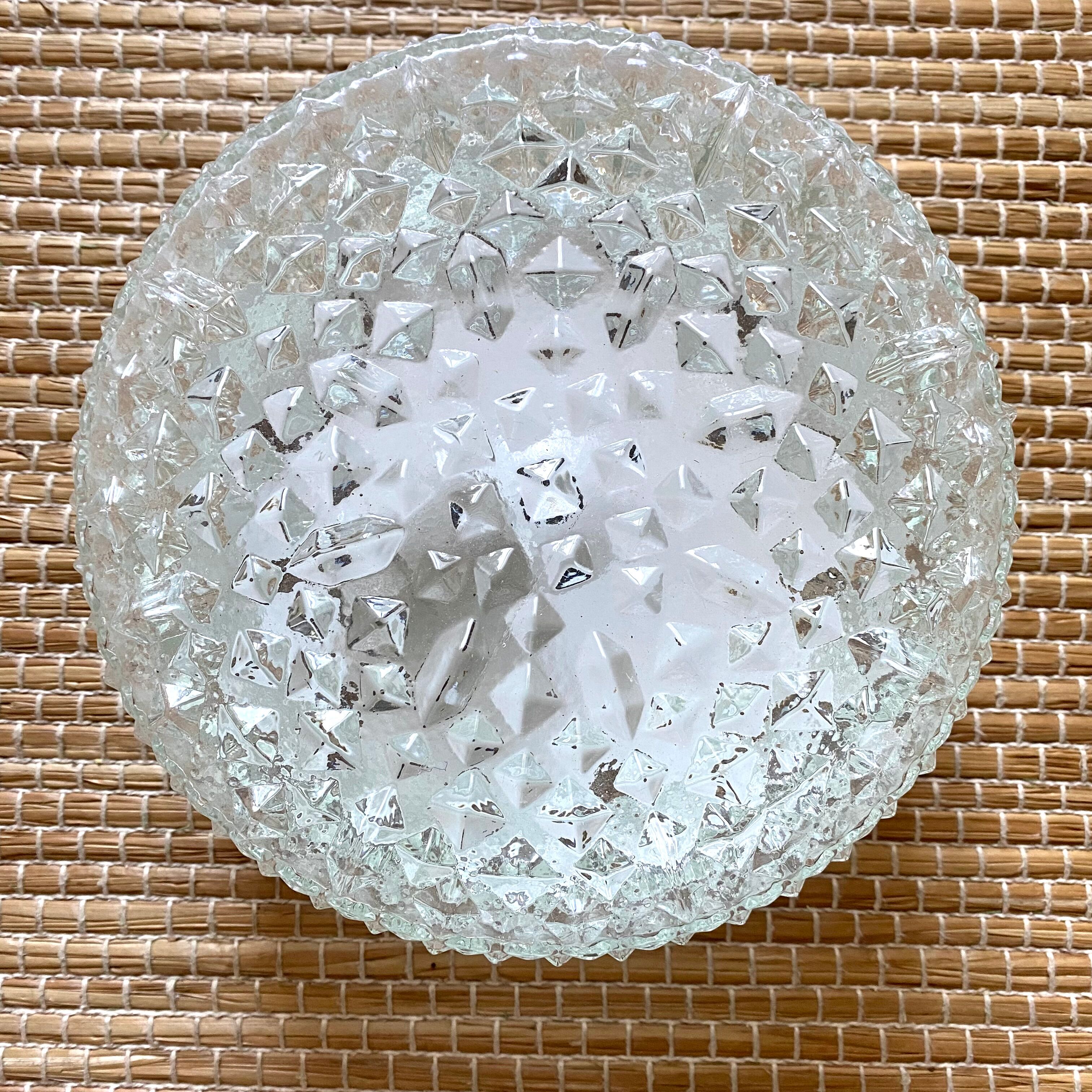 Vintage glass ceiling lamp