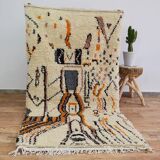 Handmade moroccan berber carpet 189 x 100 cm