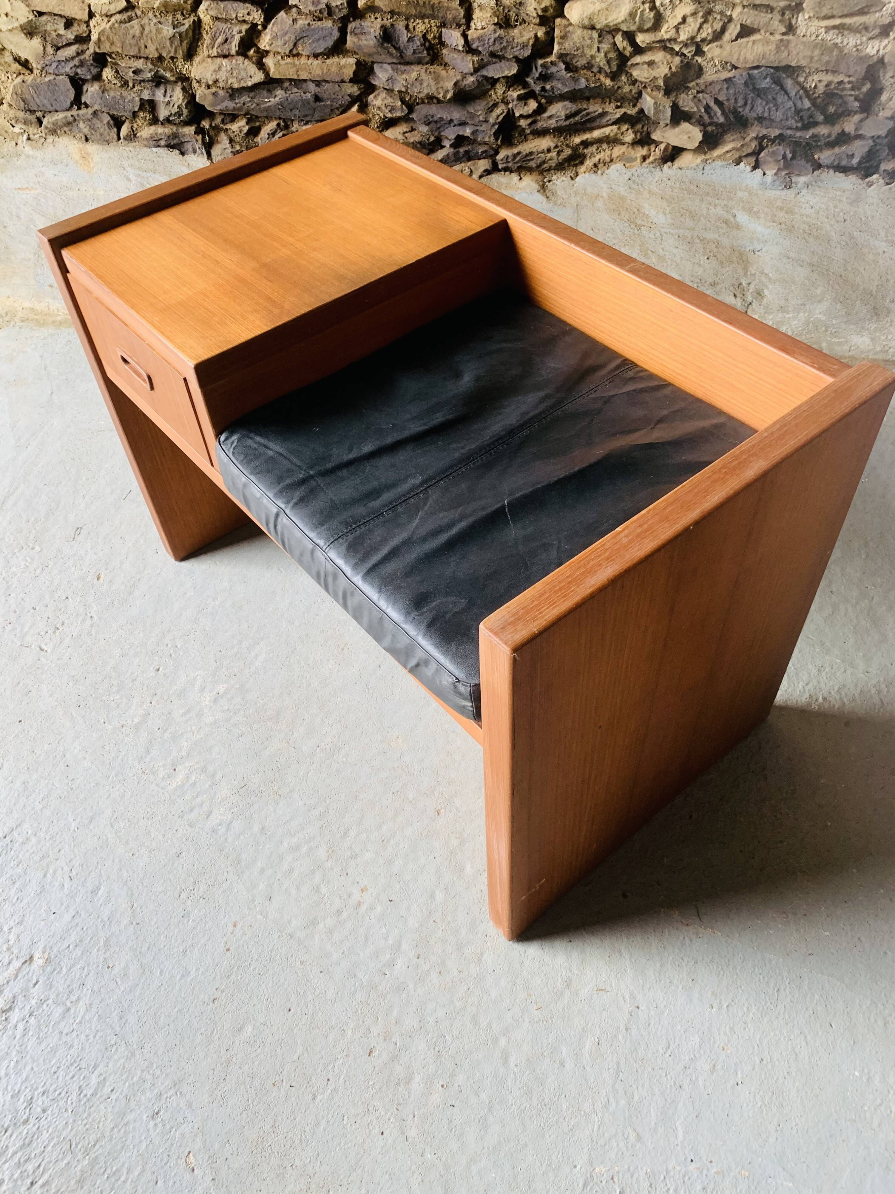 Wooden telephone cabinet