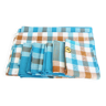 Nappe 140x143 et serviettes vintage