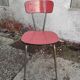 Chaise formica rouge