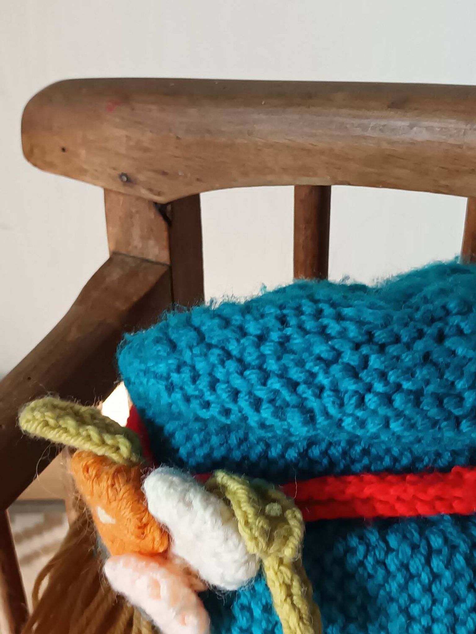Vintage country-style children's armchair