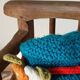 Fauteuil enfant campagnard vintage