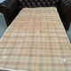 Convertible leather chesterfield sofa