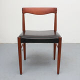 1960s dining chair in teak by H.W. Klein Bramin