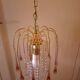 Lustre a gouttes vintage murano