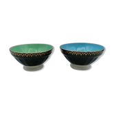 Two Sarreguemine bowls