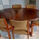 Oral extendable table from the Maison Baumann vintage 1970s