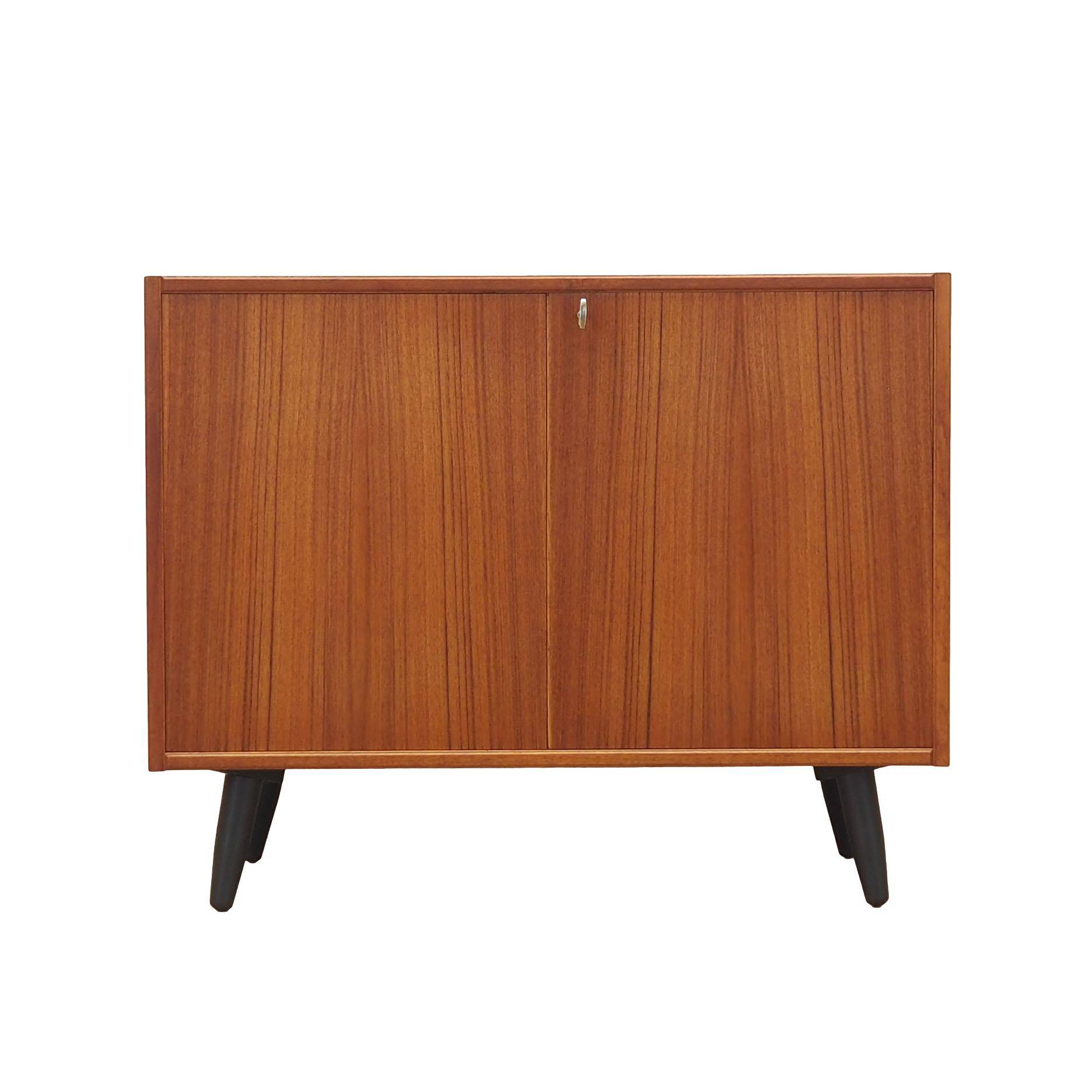 Teak cabinet, Danish design, 1970s, production: Denmark