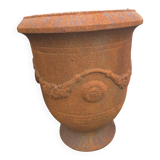 Cast iron Medici Anduze vase, garden decoration