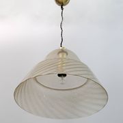 Mid-Century Modern Italian Murano Bubbles Glass Pendant Lamp, 1970s