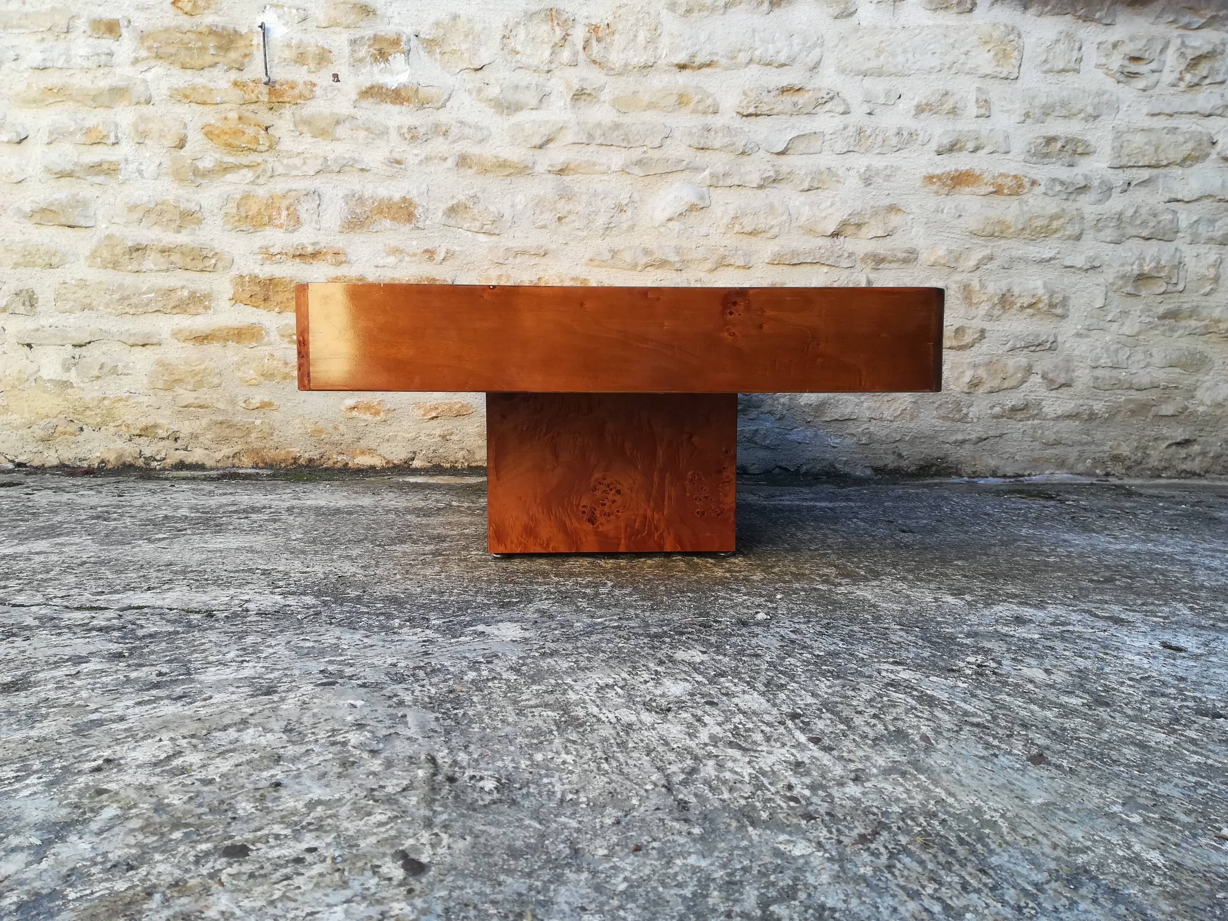 Coffee table of the 70s