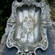 Silvered plateau Art Nouveau Jugendstil 19th century