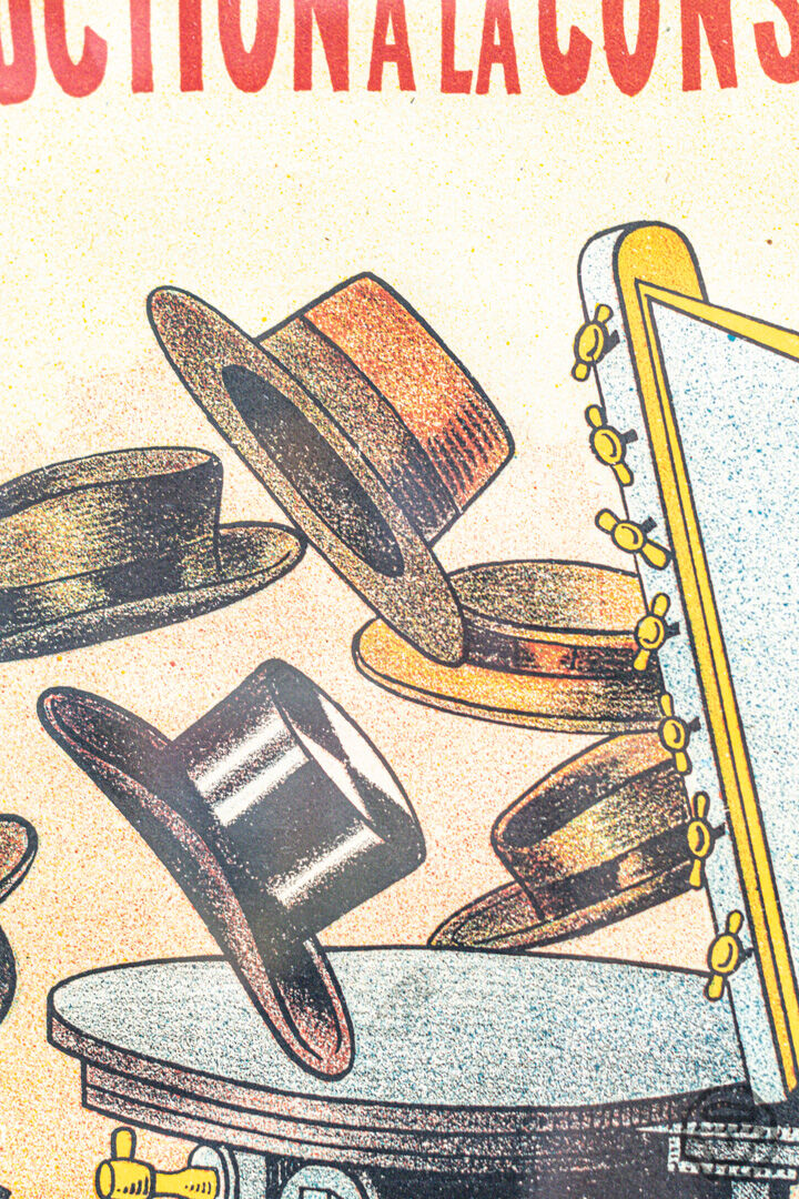 Former Orleans Chapelery Advertising Poster 1900