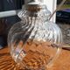 Suspension en verre vintage