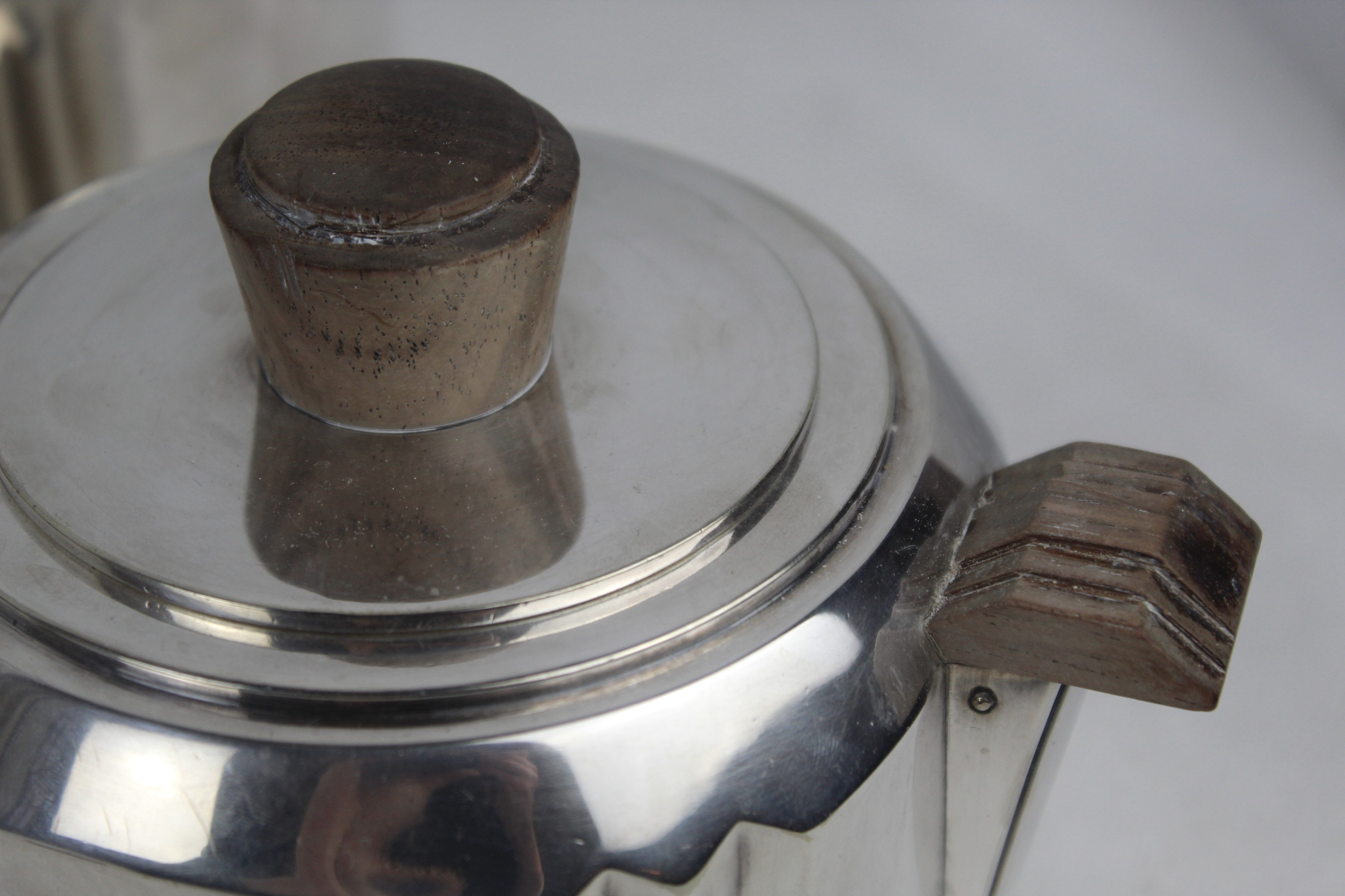 Art-Deco tea set Christofle designer Luc LANEL