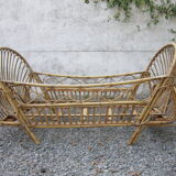 Cot basket rattan