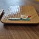 2 vintage glazed ceramic trivets, 1970s