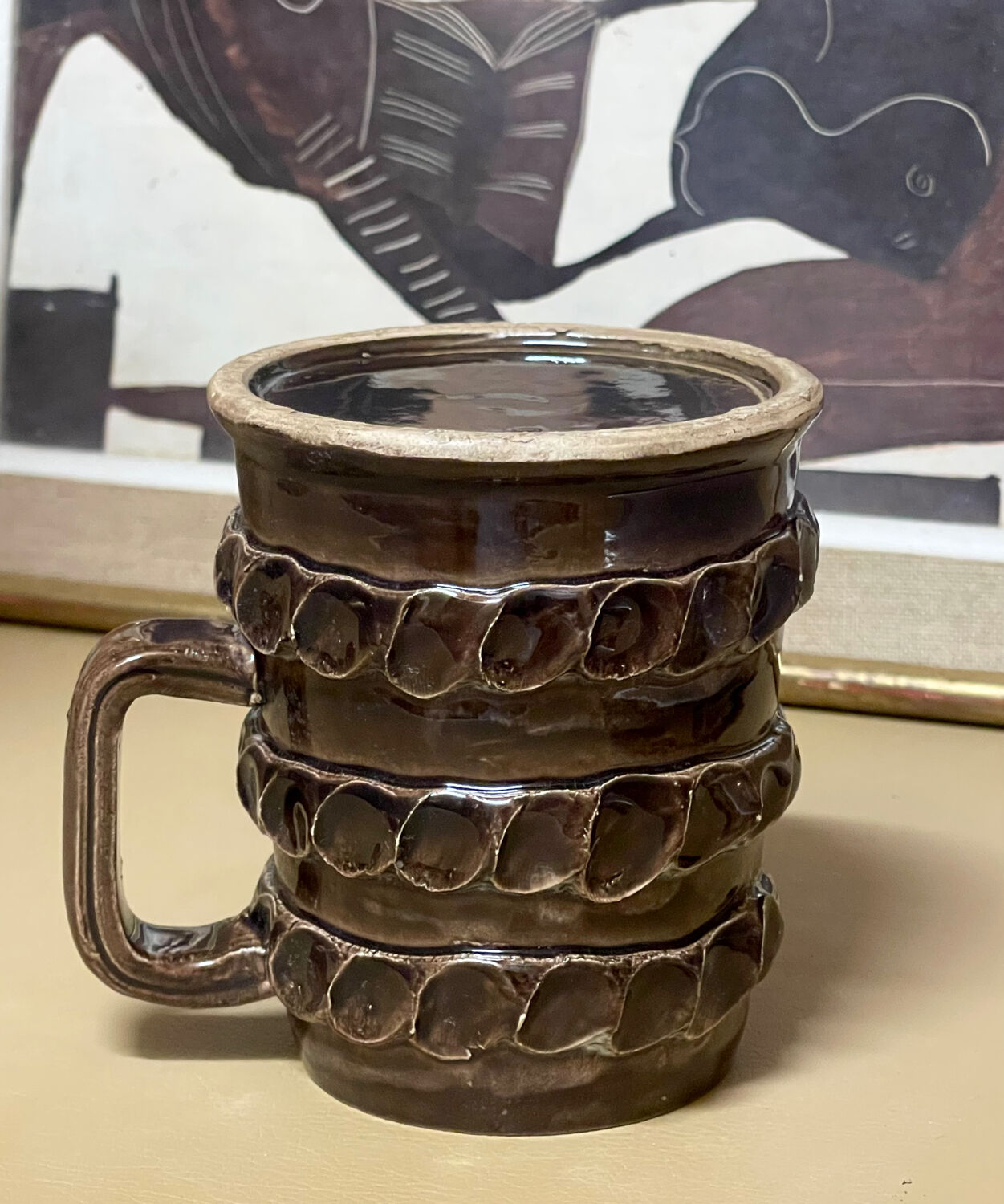 Accolay stoneware cup.