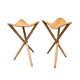 2 tabourets pliants vintage