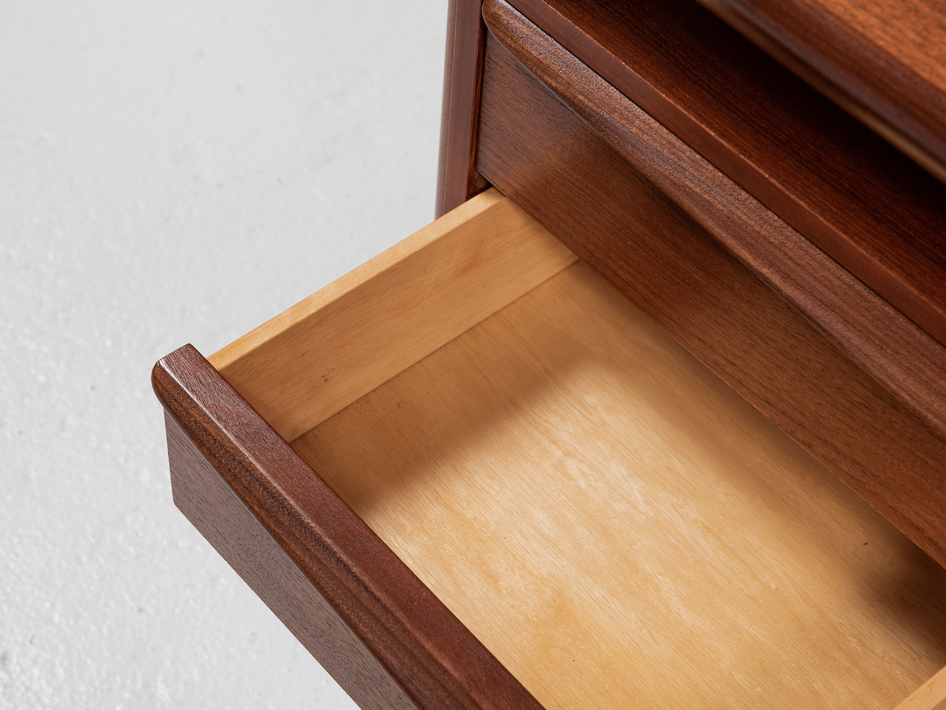 Midcentury Danish desk in teak 1960s - with 2 drawers