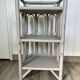 1970s rattan shelf