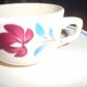 6 vintage Lunéville cups with saucers