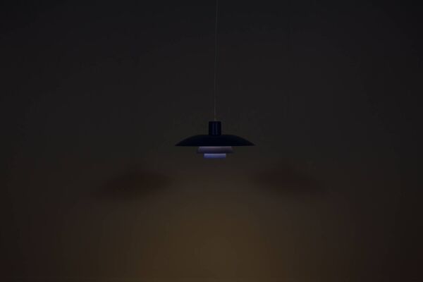Lampe à Suspension PH4 Mid-Century par Poul Henningsen pour Louis Poulsen, Danemark