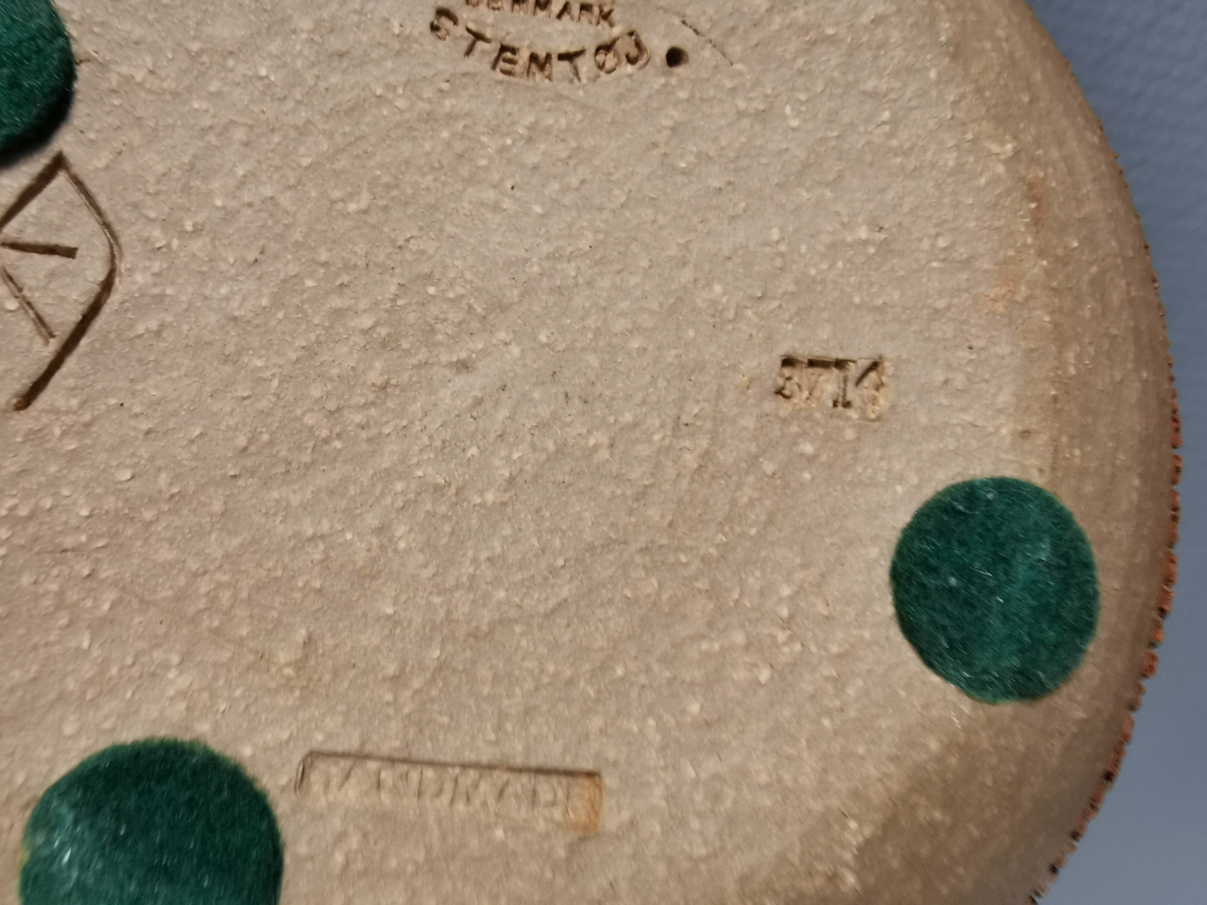 Ceramic bowl designed by Einar Johansen for Søholm Denmark in the 1960s.