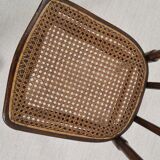 Ancienne chaise de bistrot en cannage