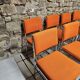 Lot de 8 chaises fauteuil 1970"