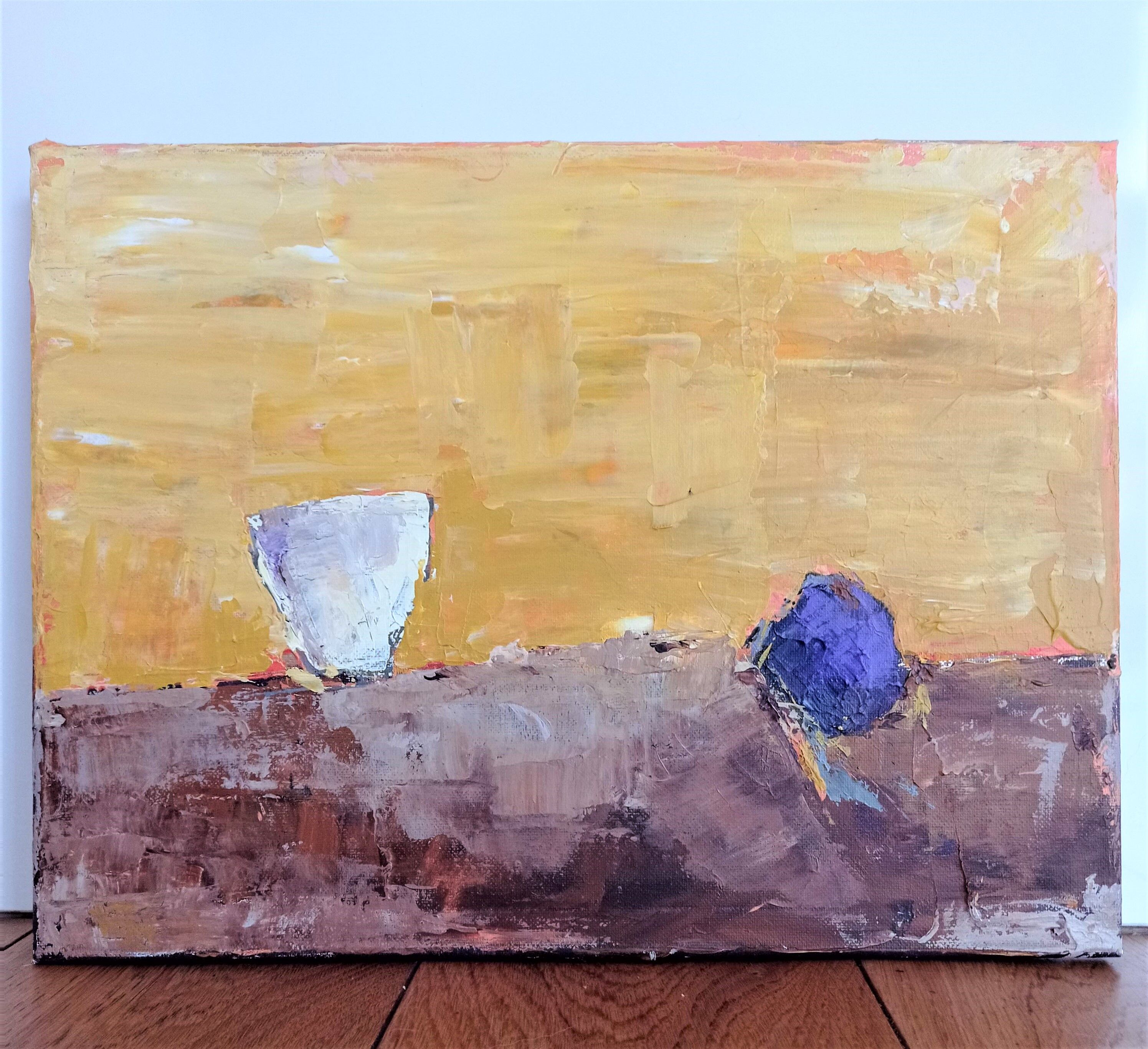 Modern painting - abstract still life