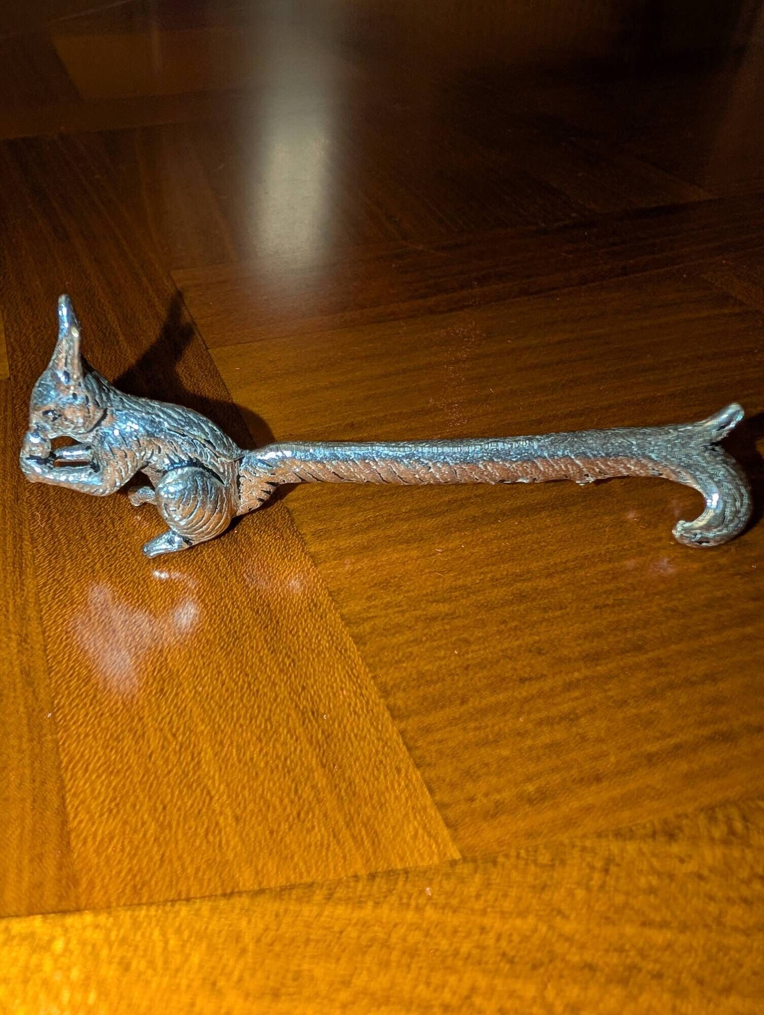 Set of 6 animal-shaped silver-plated knife rests